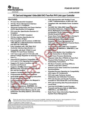 PCI4510RGVF datasheet  